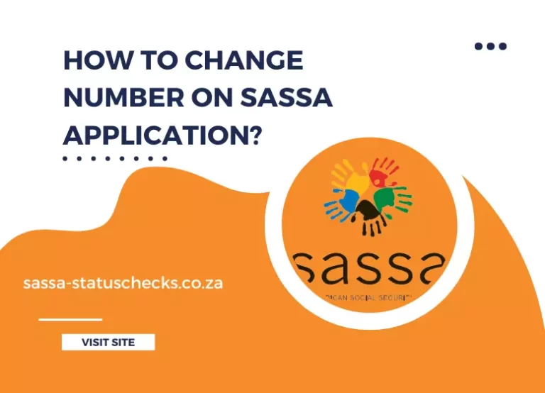 How to Change Number on Sassa Application